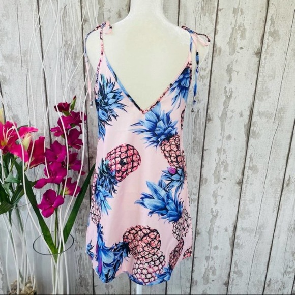 Shein - PIneapple Shift Dress - Picture 5 of 6